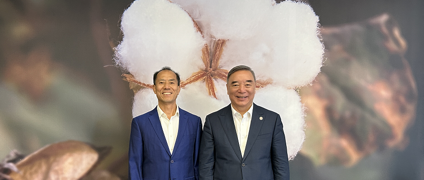 中上协会长宋志平到访bevictor伟德，全棉时期以“一朵棉花”构建主题竞争力