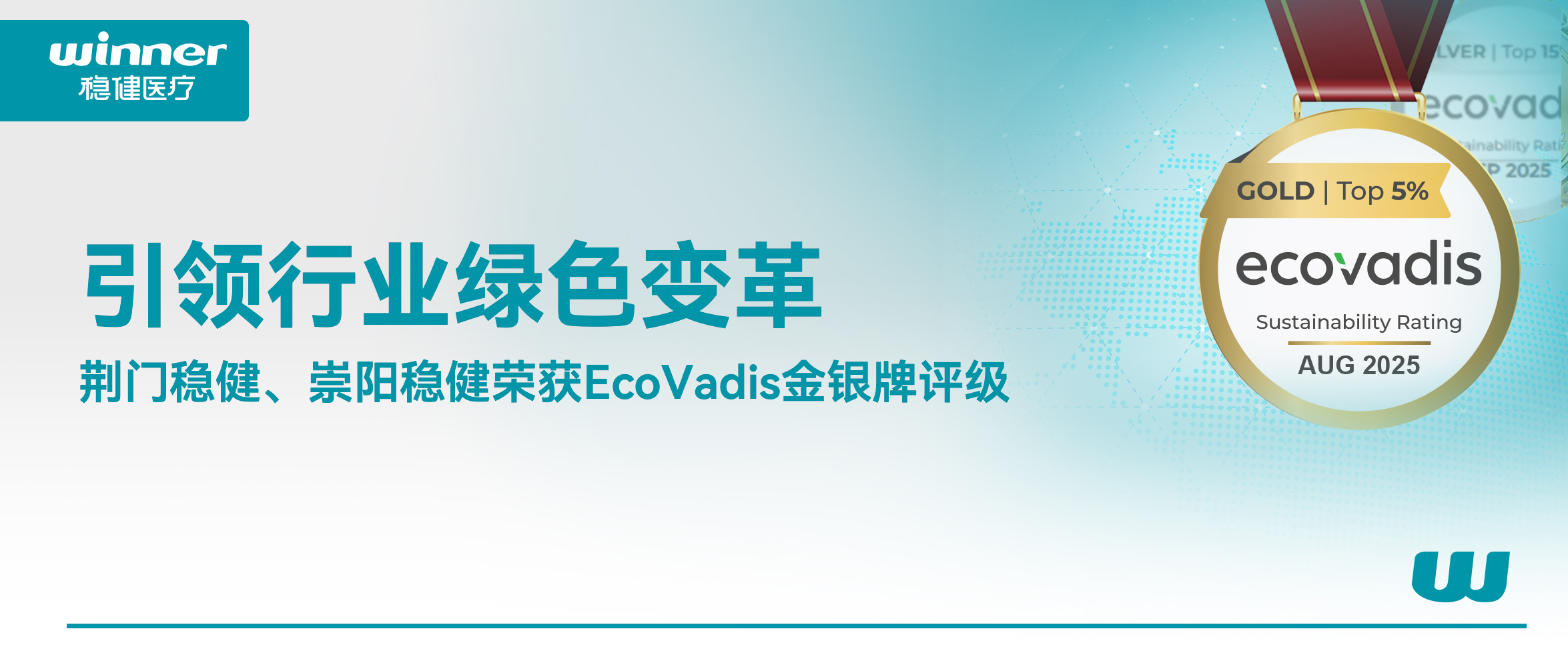 引领行业绿色刷新，荣获EcoVadis金银牌评级